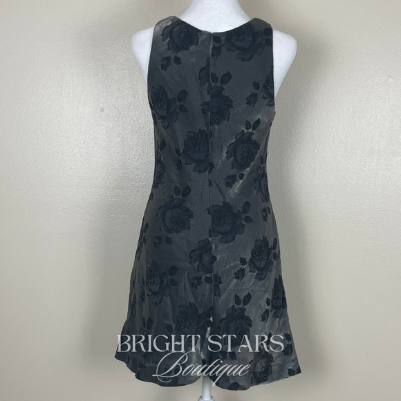 Rare Floral Mini Dress Alt ASO Rachel Green Friends Floral Sleeveless Vintage - Picture 7 of 10